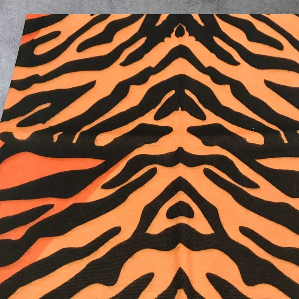 TIGER Big Cat Print 16 n 1 Neck Gaiter Dust Mask Face Cover Biker Rag
